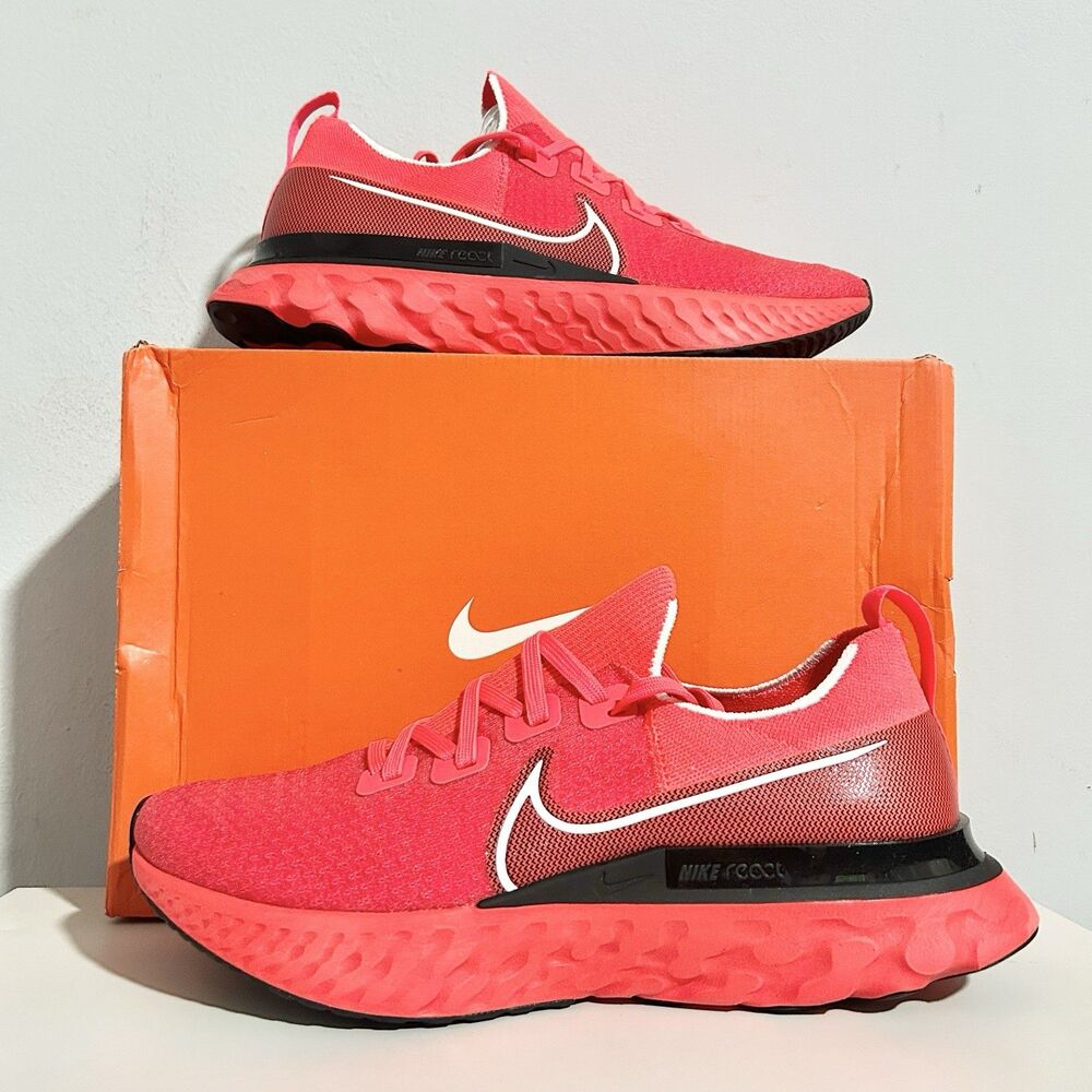 Nike React Infinity Run Flyknit “Bright Crimson” Men’s Size 11 Running Shoes